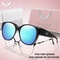 Over Glasses UV Protection Round Sunglasses With Box Cover For Myopia Eyeglasses Unisex Outdoor Sha 7
