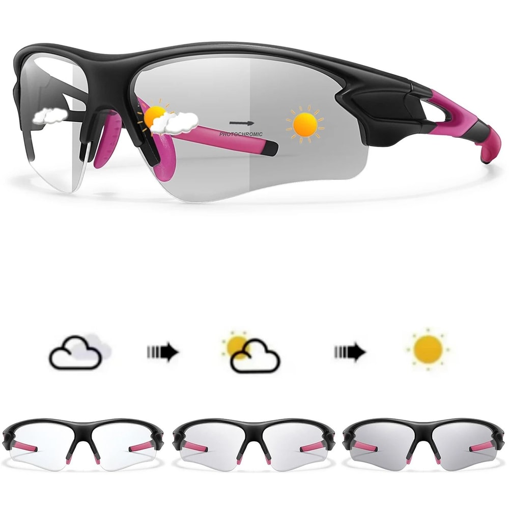 Outdoor Sports Photochromic Fashion Sunglasses For Men And Women Cycling Running Driving Eyewear 13