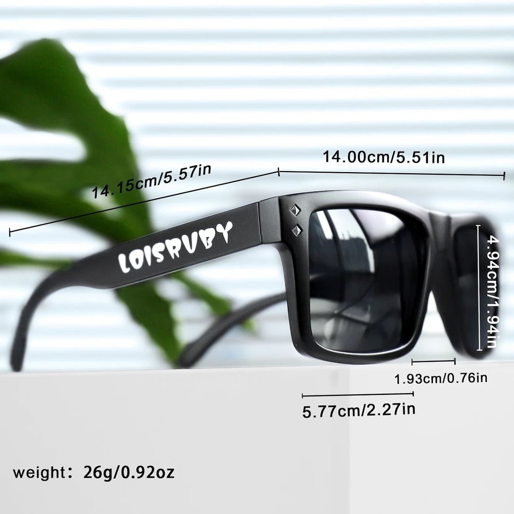 Candy Color Square Sunglasses With UV Protection 1