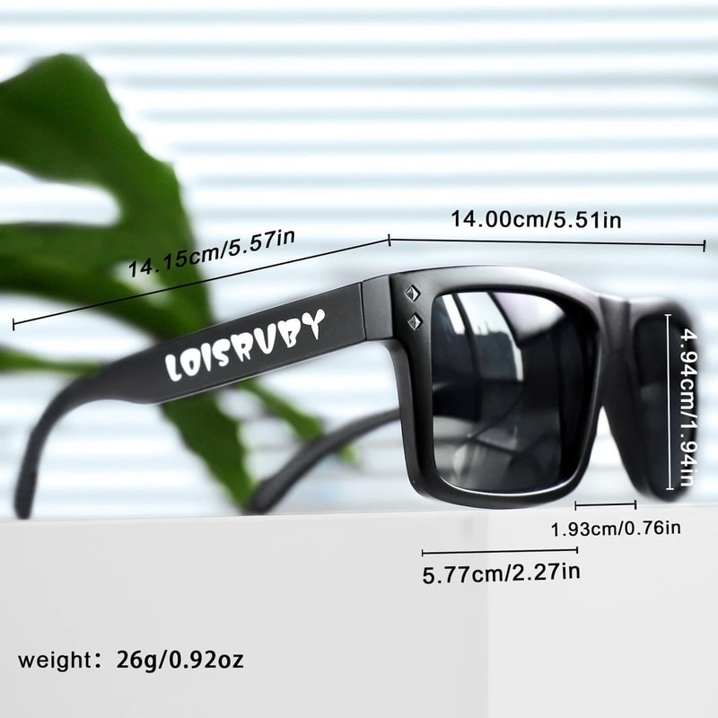 Candy Color Square Sunglasses With UV Protection 1