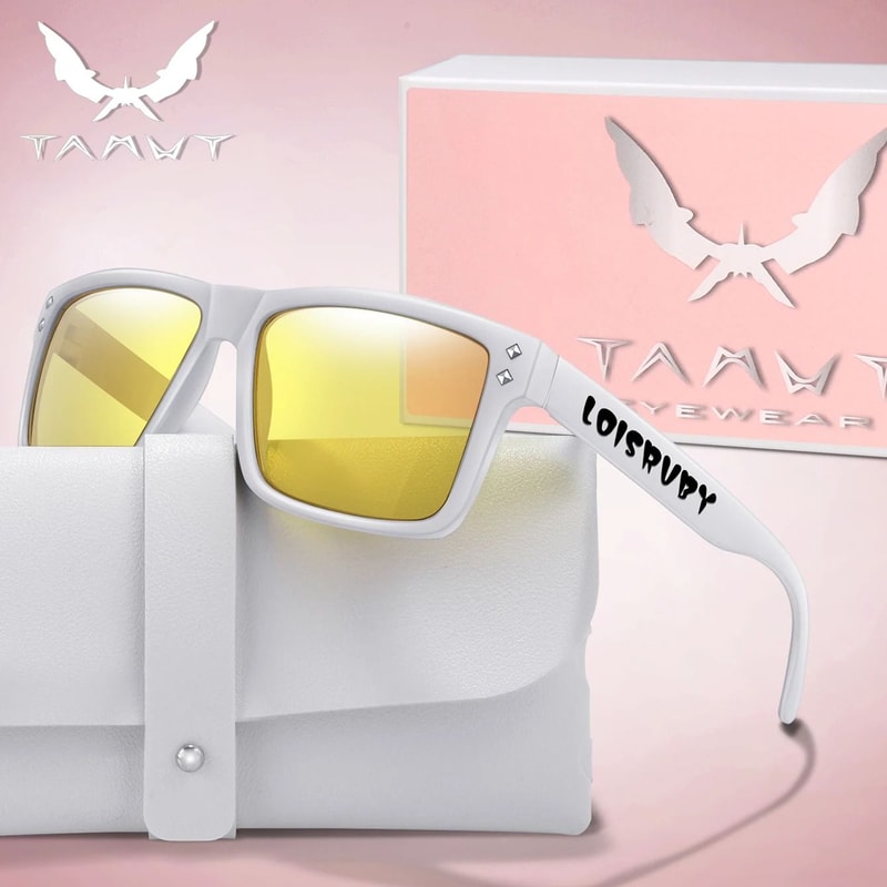 Candy Color Square Sunglasses With UV Protection 9