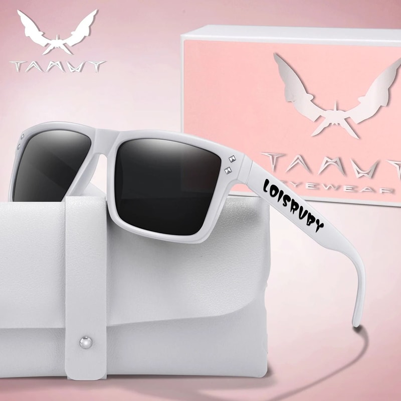 Candy Color Square Sunglasses With UV Protection 5