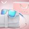 Candy Color Square Sunglasses With UV Protection 8