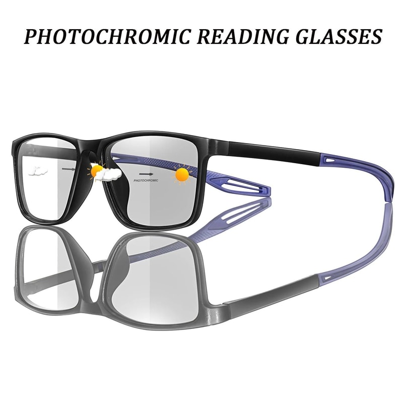 Photochromic Reading Glasses Set With Blue Light Protection 3 Pairs 2