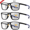 Photochromic Reading Glasses Set With Blue Light Protection 3 Pairs 7