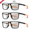 Photochromic Reading Glasses Set With Blue Light Protection 3 Pairs 9