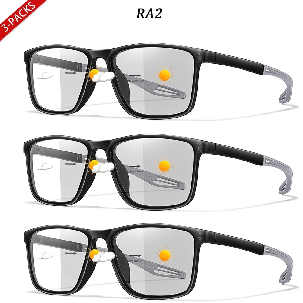 Photochromic Reading Glasses Set With Blue Light Protection 3 Pairs 8