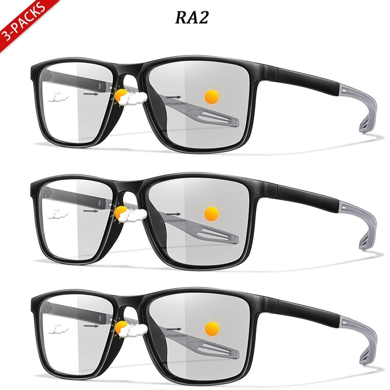 Photochromic Reading Glasses Set With Blue Light Protection 3 Pairs 8