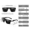 Polarized Square Fishing Sunglasses With UV400 Protection And Case 1