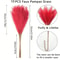 Red Faux Pampas Grass Stems For Wedding And Home Decor 5 Piece Set 1