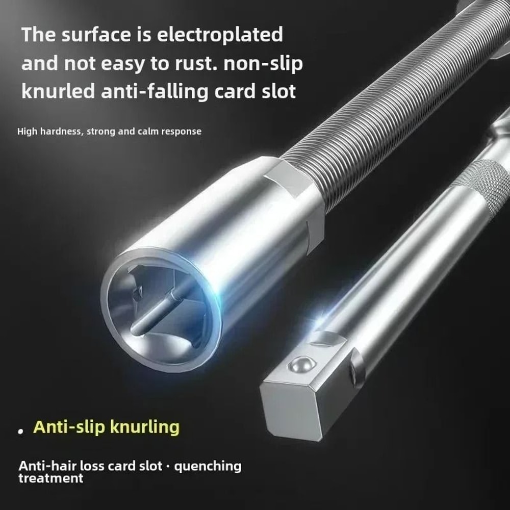 46 Piece Socket And Ratchet Tool Kit For Car And Motorcycle Repair 3