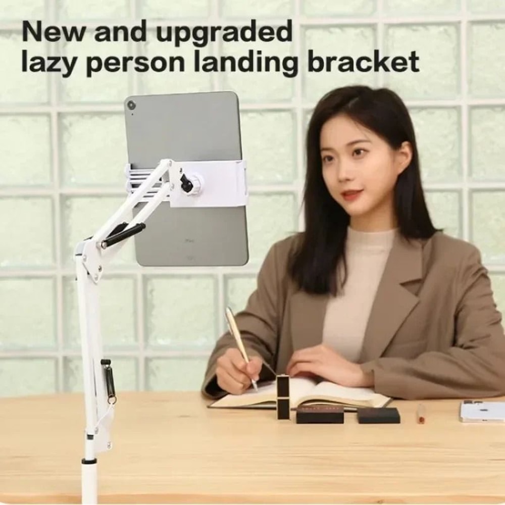 Flexible Gooseneck Tablet And Phone Holder With Adjustable Fold Arm 3