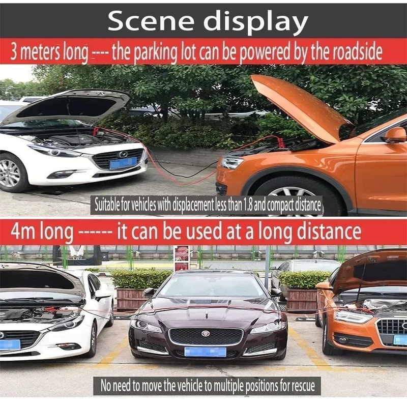 Heavy Duty Car Jump Starter Cable Set 4 M 5