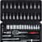46 Piece Socket Ratchet Wrench Set With Bit Sockets And Extension Bar 6