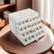 5 Tier Velvet Jewelry Organizer Box With Transparent Compartments 0