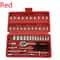Portable 46 Piece Socket Ratchet Wrench Set For Home And Garage 6