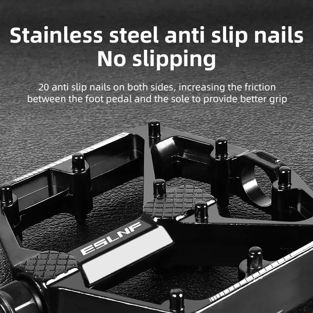 Aluminum Alloy Bike Pedals With Bearings And Anti Slip Grip 5