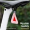 High Visibility Reflective Triangle Bicycle Safety Pendant 0