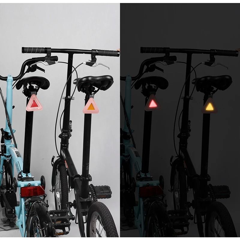 High Visibility Reflective Triangle Bicycle Safety Pendant 2
