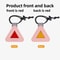 High Visibility Reflective Triangle Bicycle Safety Pendant 3
