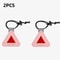 High Visibility Reflective Triangle Bicycle Safety Pendant 7