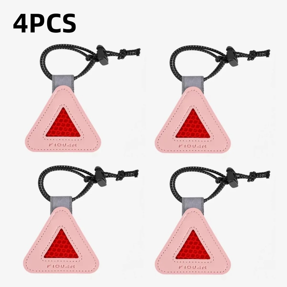High Visibility Reflective Triangle Bicycle Safety Pendant 8