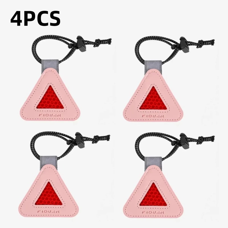 High Visibility Reflective Triangle Bicycle Safety Pendant 8