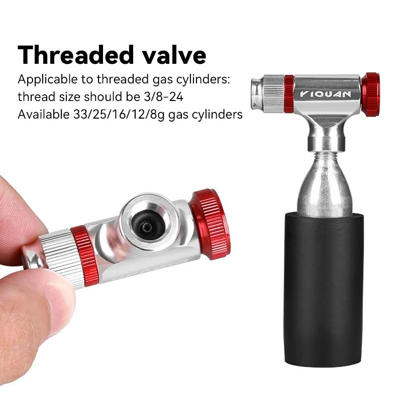 Portable CO2 Tire Inflator For Road And MTB Bikes 2