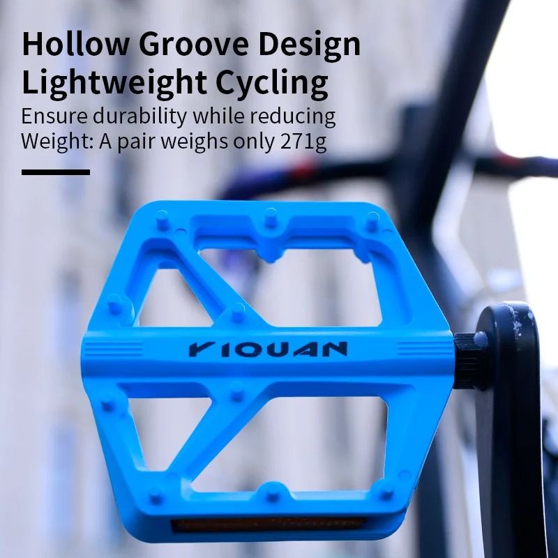 Wide Non Slip Nylon Bike Pedals With Bearings 2