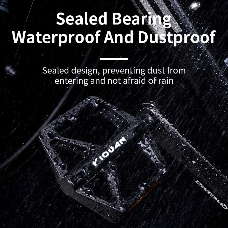 Wide Non Slip Nylon Bike Pedals With Bearings 3