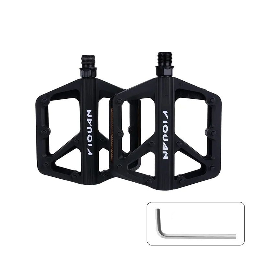 Wide Non Slip Nylon Bike Pedals With Bearings 9