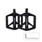 Wide Non Slip Nylon Bike Pedals With Bearings 9