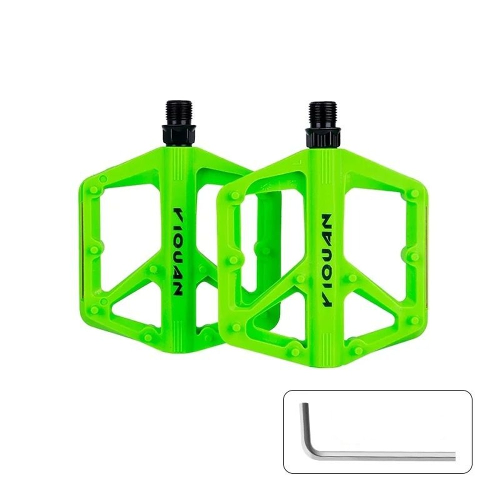 Wide Non Slip Nylon Bike Pedals With Bearings 10