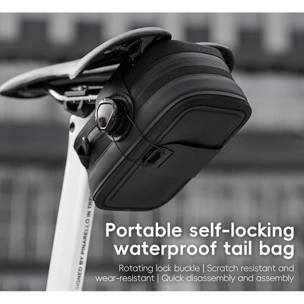 Rainproof Quick Release Bike Saddle Bag For Cycling Essentials 0