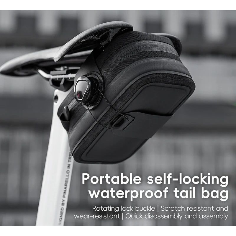 Rainproof Quick Release Bike Saddle Bag For Cycling Essentials 0