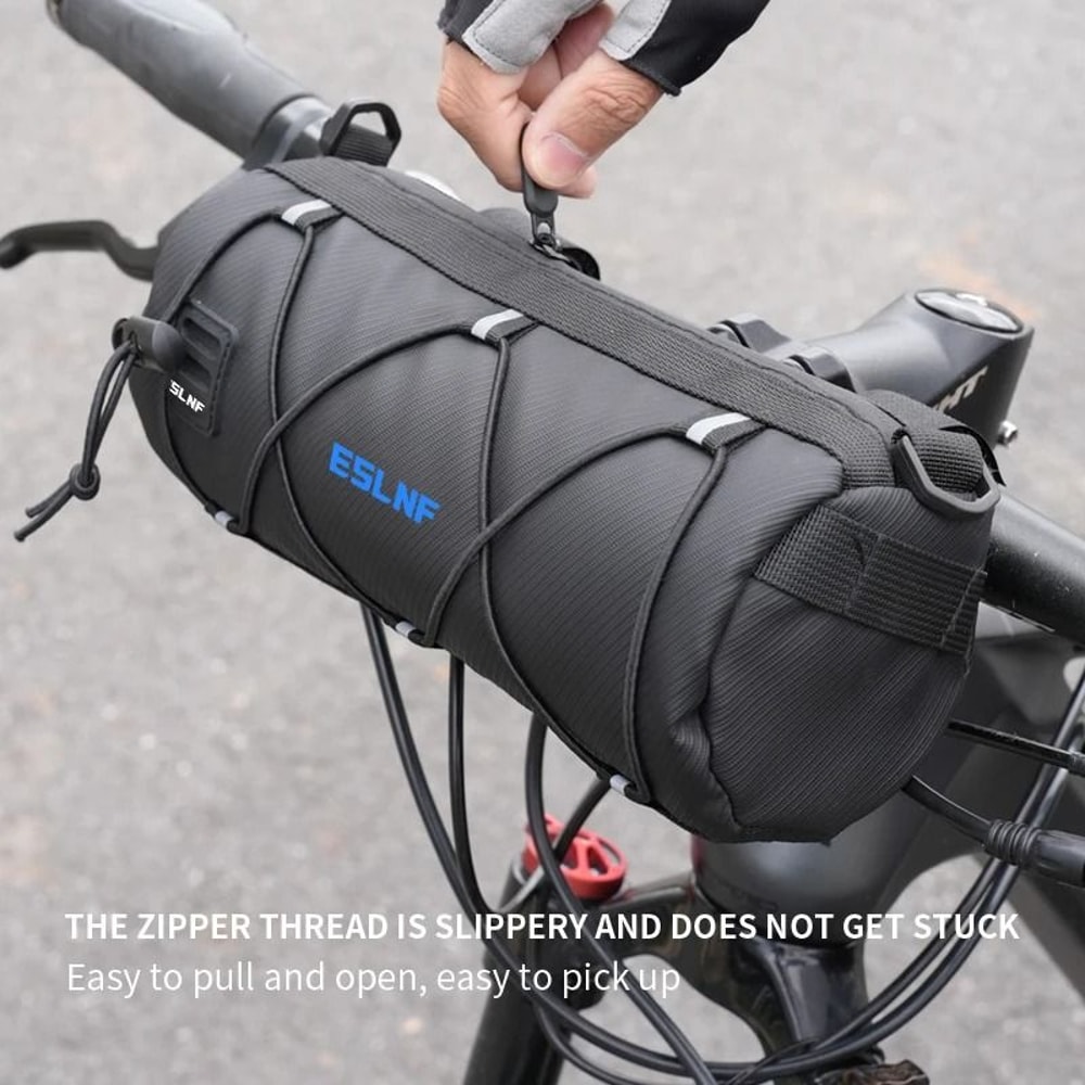 Waterproof Bicycle Handlebar Bag With Shoulder Strap 0
