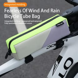 waterproof bike top tube frame bag for cycling essentials