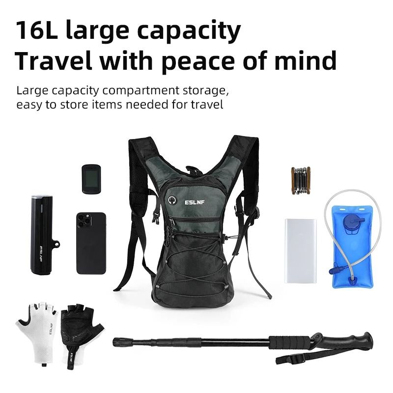 Lightweight Cycling And Hiking Backpack With Waterproof Design 4