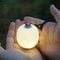Rechargeable Egg Shaped Camping Light Soft Silicone Pinch Control Lamp 2