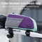 Colorful Bicycle Top Tube Bag Waterproof Cycling Storage Pouch 1