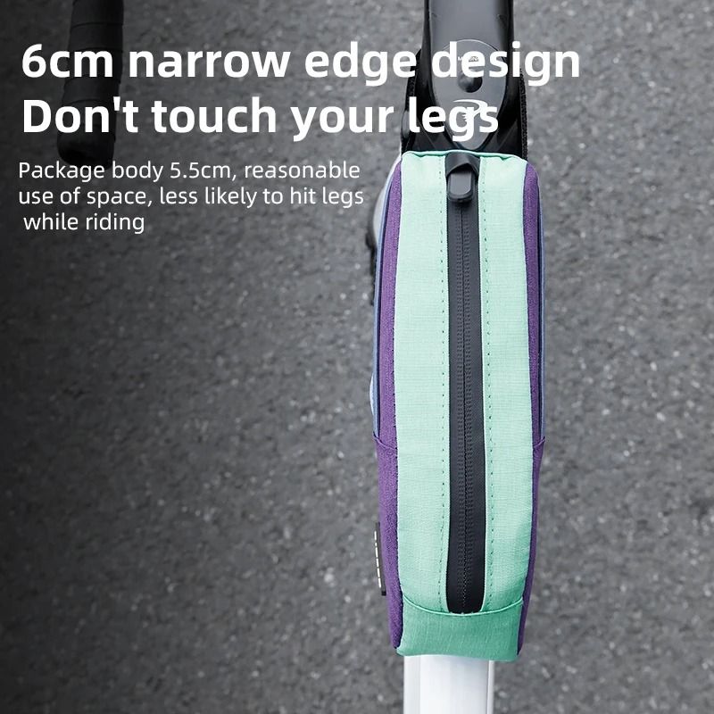 Colorful Bicycle Top Tube Bag Waterproof Cycling Storage Pouch 3