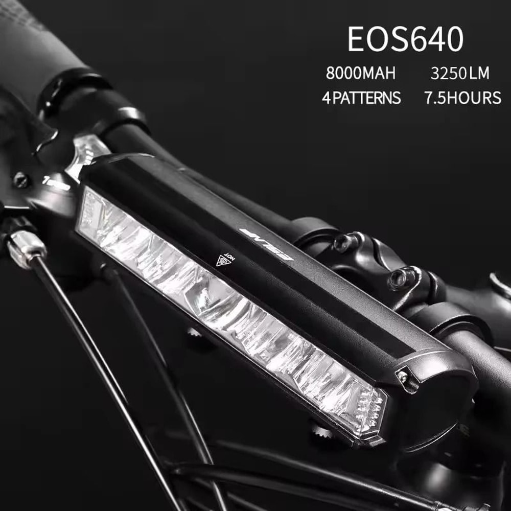 3250 Lumen Rechargeable Bicycle Headlight Waterproof LED Front Light 9