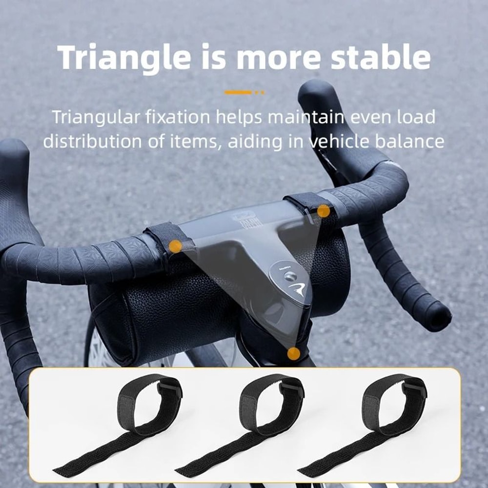 Waterproof Bike Handlebar Bag Front Storage Pouch With Shoulder Strap 3