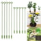 Flower Shape Plant Support Stakes Anti Lodging Garden Support Rod Set Of 10 0