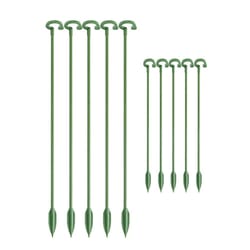 flower shape plant support stakes anti lodging garden support rod set of 10