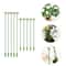Flower Shape Plant Support Stakes Anti Lodging Garden Support Rod Set Of 10 4