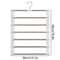 Multi Layer Pants Hanger Non Slip Folding Closet Organizer With Clips 4
