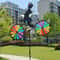 Cartoon Animal Bicycle Wind Spinner Garden Stake Outdoor Yard Decoration 1