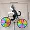 Cartoon Animal Bicycle Wind Spinner Garden Stake Outdoor Yard Decoration 5
