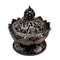 Lotus Flower Incense Burner Brass Style Buddhist Decor Mini Metal Censer 5